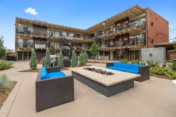 Get fresh air on your patio, balcony, or in the community outdoor space