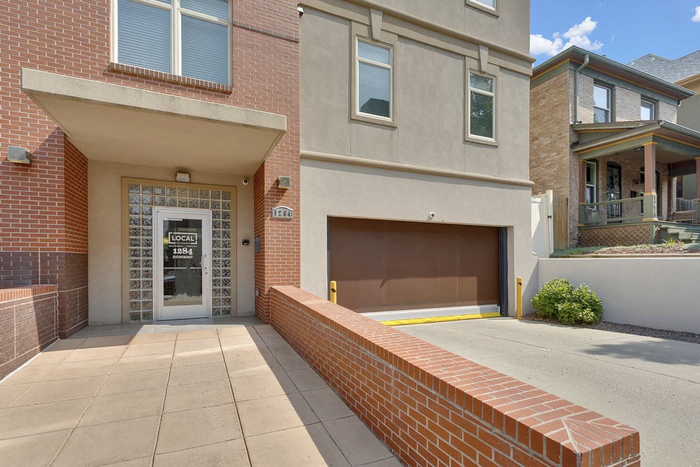 Parking Garage Entrance at 1284 Downing