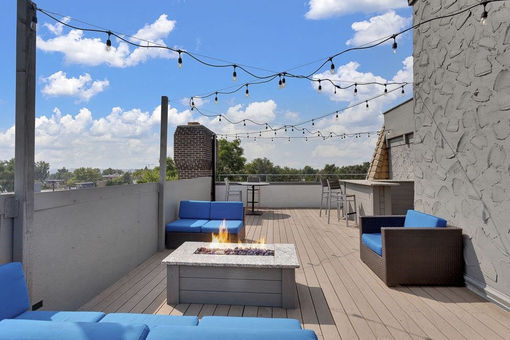 Incredible views from the rooftop deck at 136 S. Penn