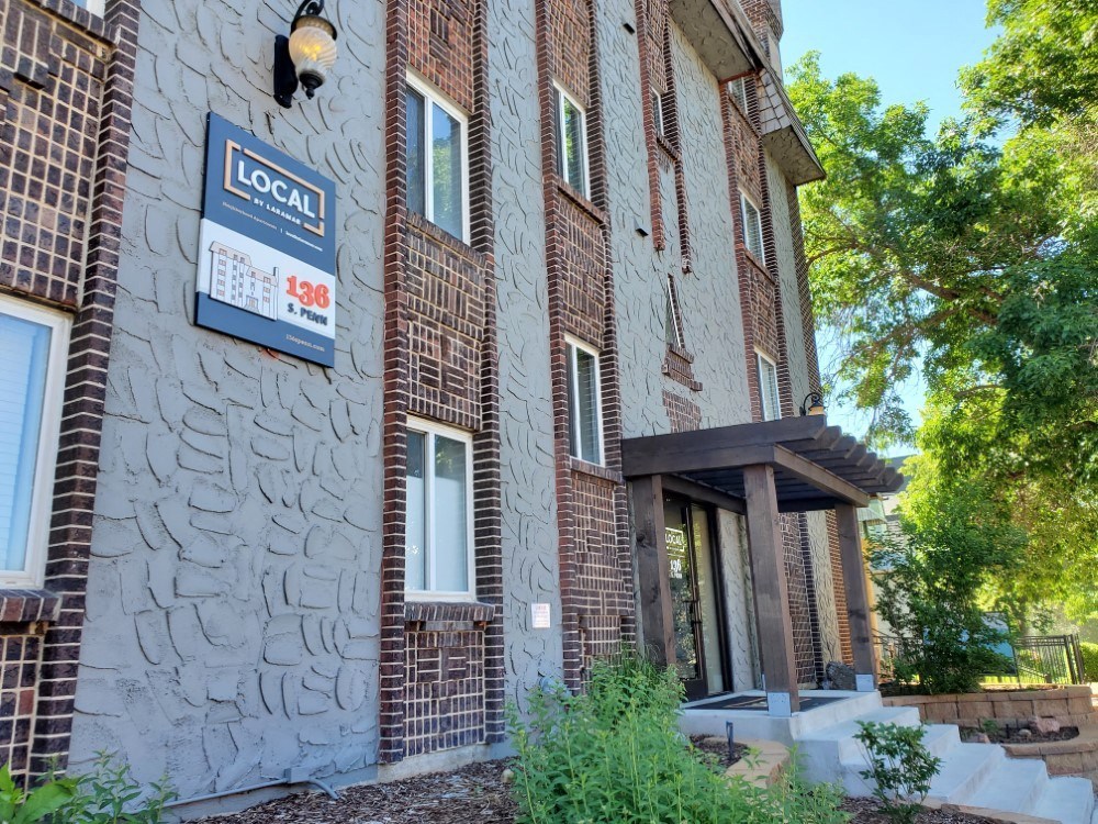 Well maintained landscaping and exterior building