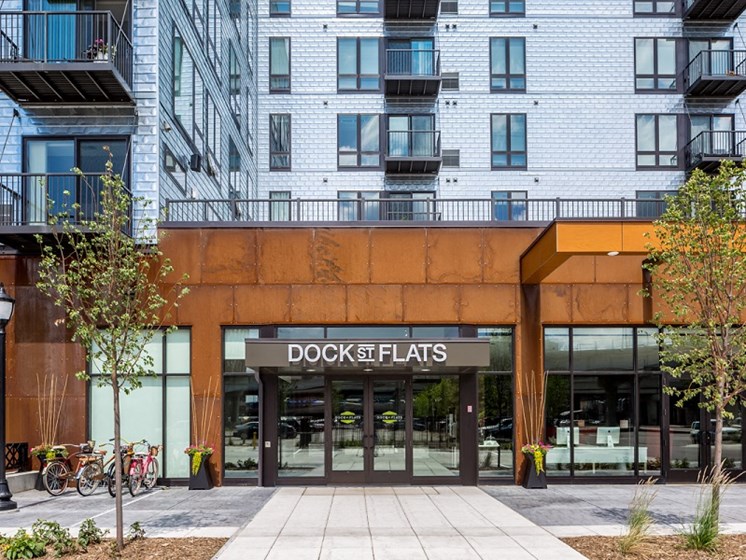 Entrance to leasing office