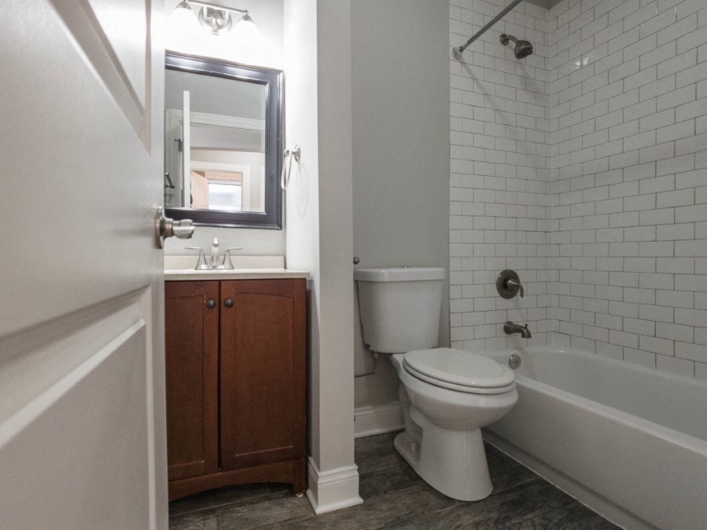 Bathroom two with vanity storage
