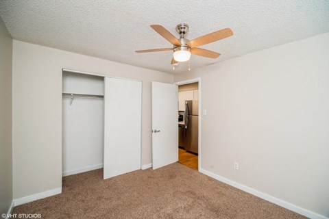 Spacious Bedroom with Fan at 1443 Elizabeth