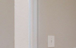 Open and White Bathroom