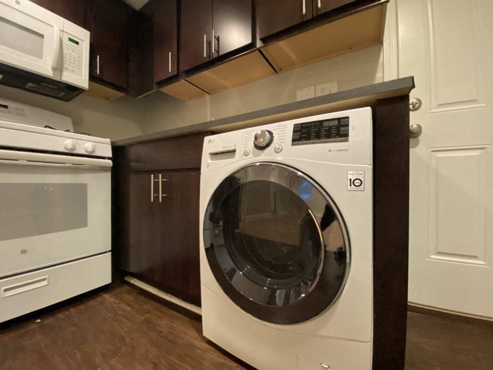 Washer dryer combo included