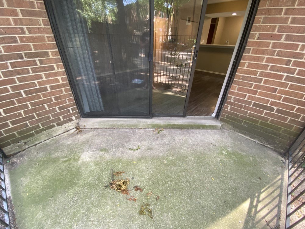 Private patios and balconies in our homes