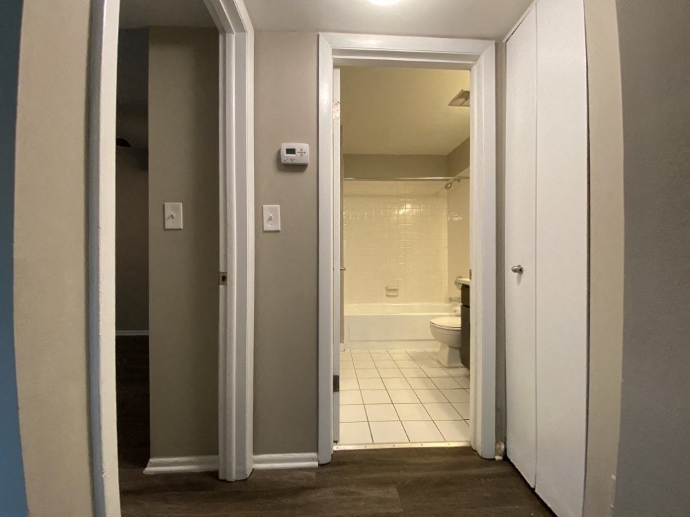 Hallway to the bathroom