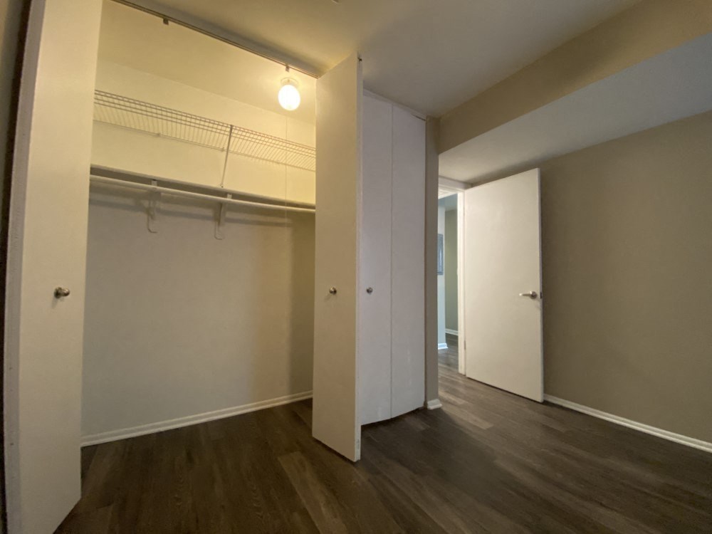 Big closet in the bedroom