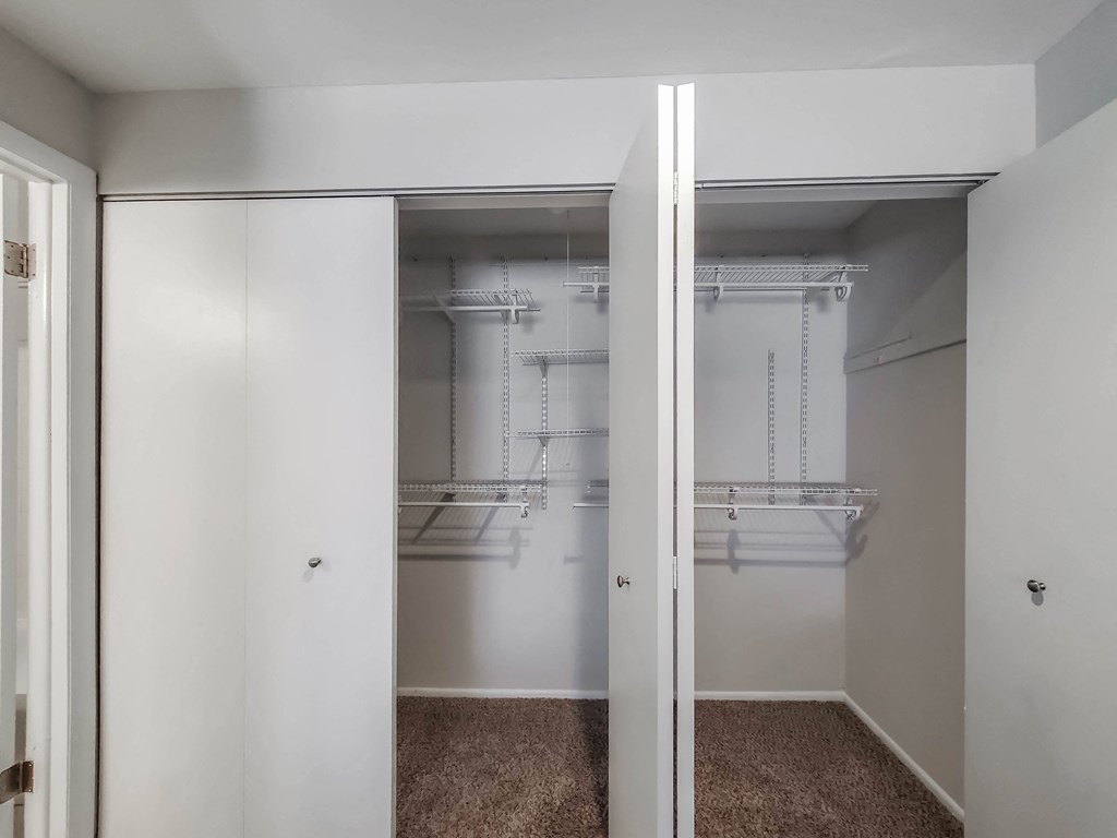 Plenty of closet space