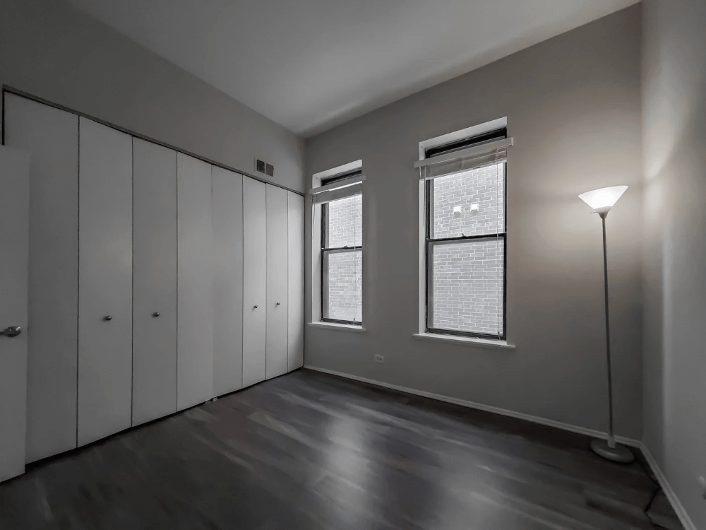 Grey Bedroom with Massive Closets