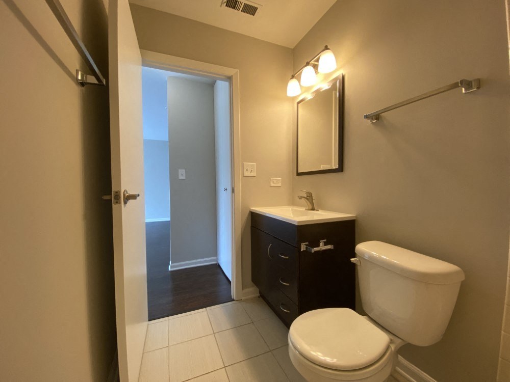 Bright and clean bathroom