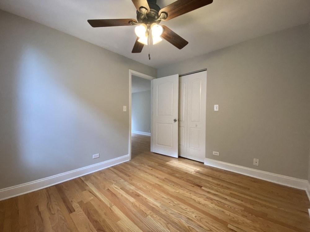Bedroom with a ceiling fan - 1 Bedroom