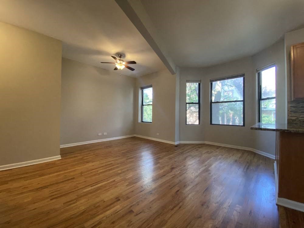 Living area space perfect for a dining room table or work from home office space - 2 bedroom