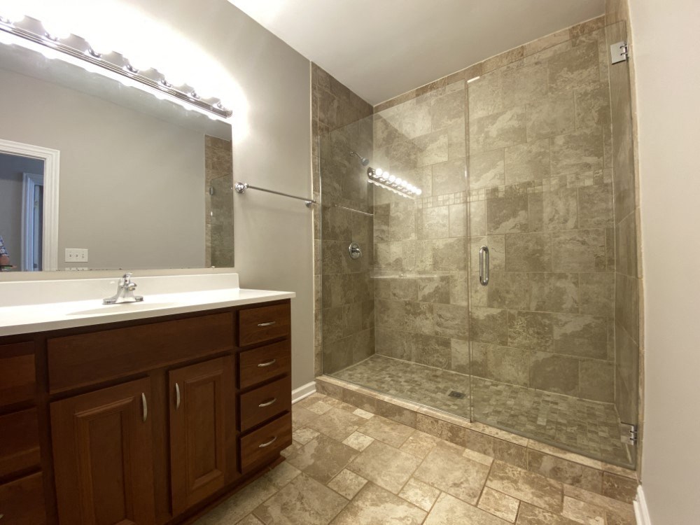 2nd Bathroom with a large walk-in shower - 3 Bedroom 2 Bath