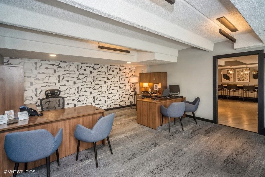 Our lovely leasing center at 878 S Dexter St in Denver, CO