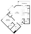 City Gate Daily one bedroom floor plan City Gate Daily one bedroom floor plan
