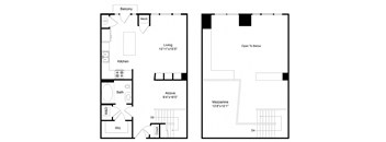 a blueprint of a floor plan of a house