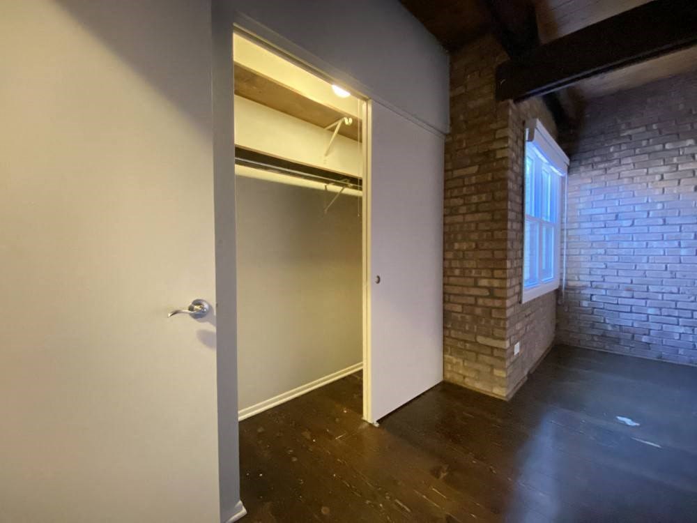 Large closet in the bedroom