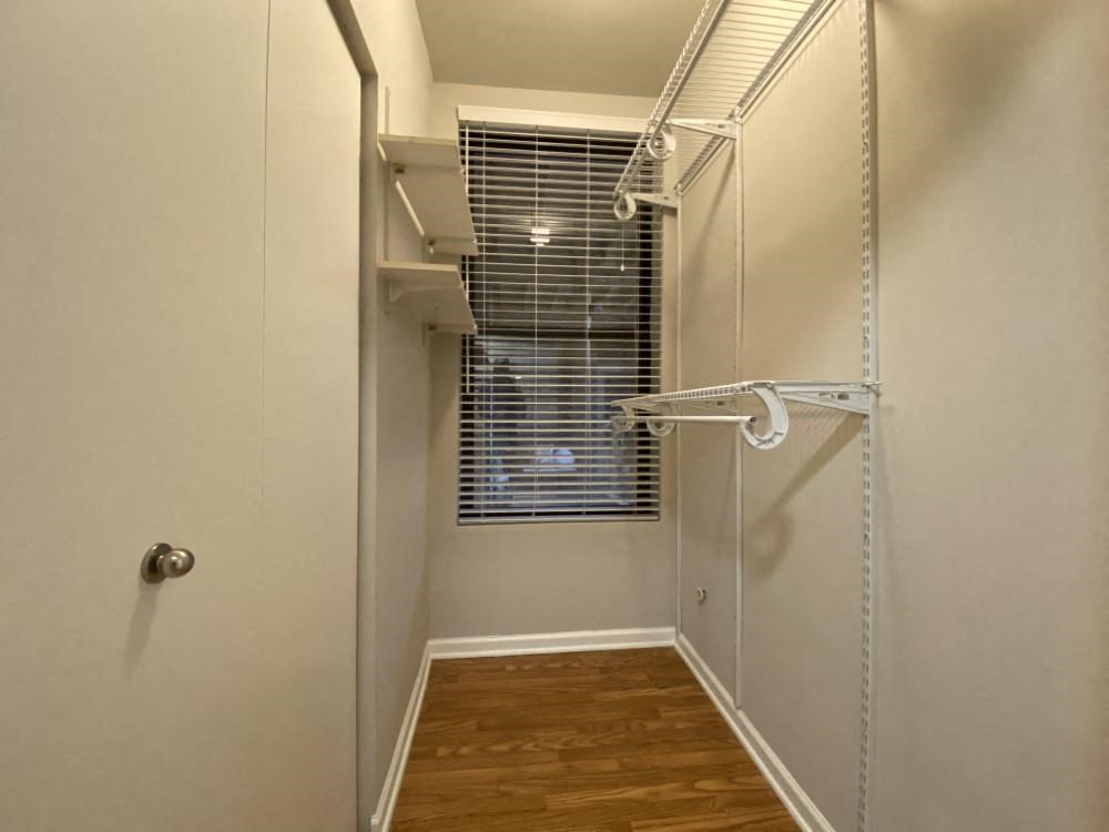 Large storage closet area