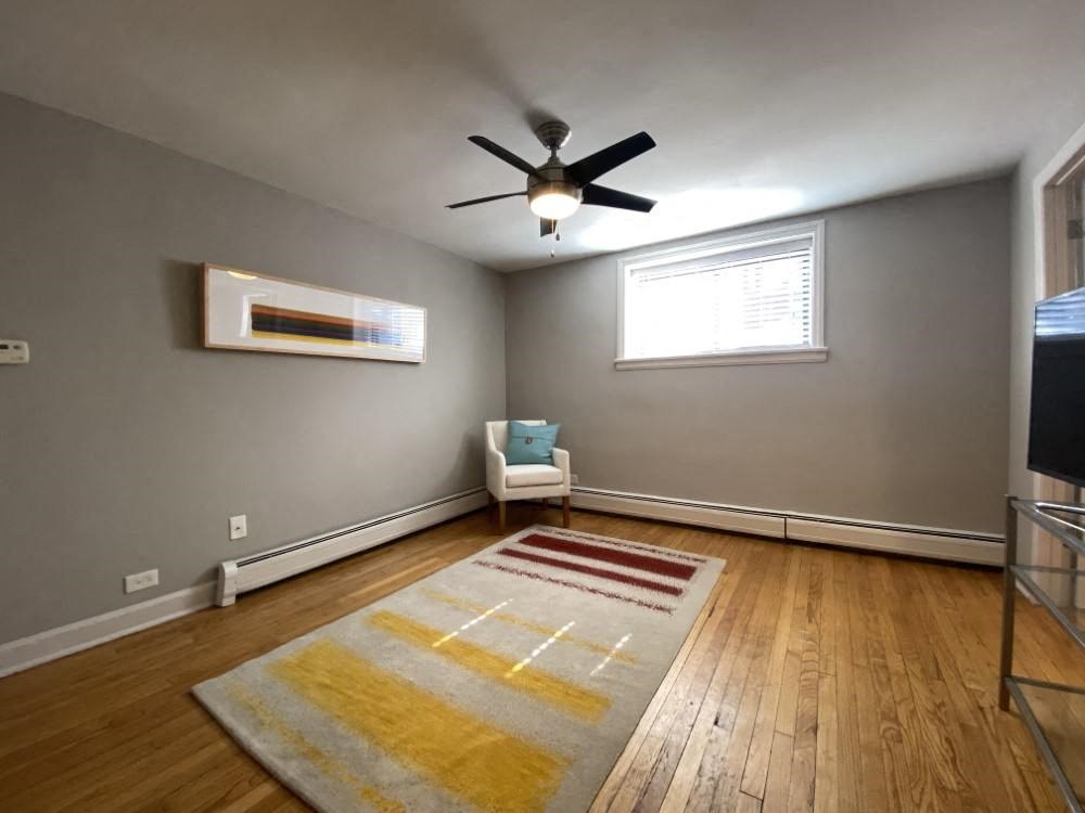 Living area with lots of natural lighting