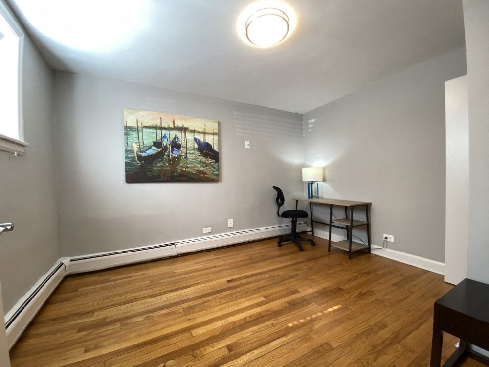 Bedroom with lots of natural lighting