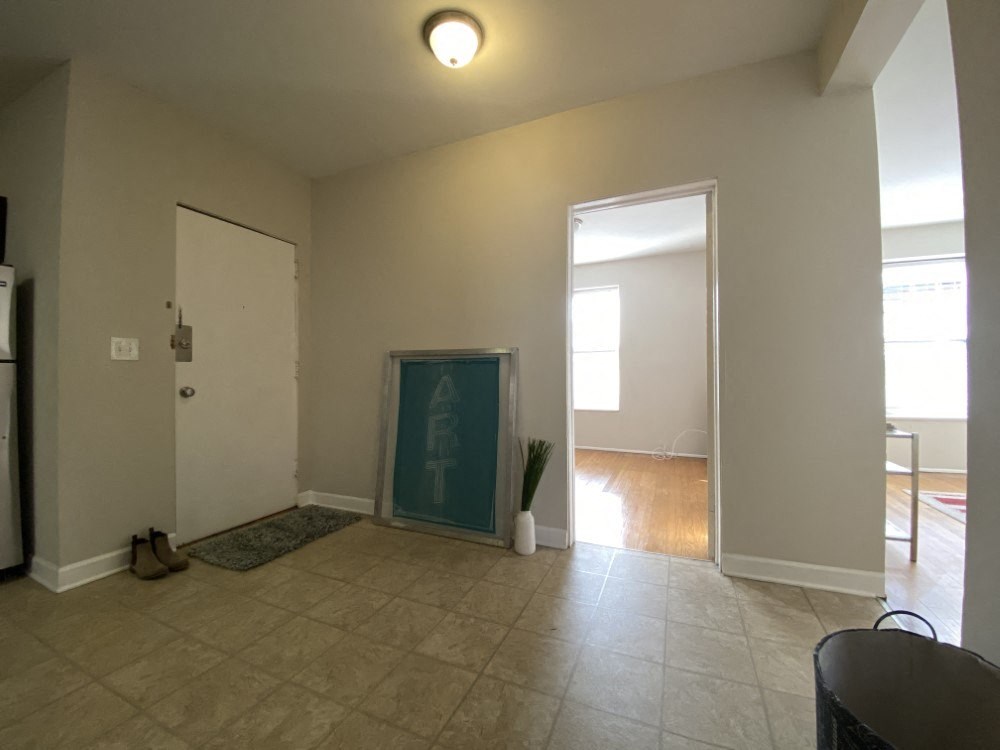 Front entry with first bedroom - 2 Bedroom A