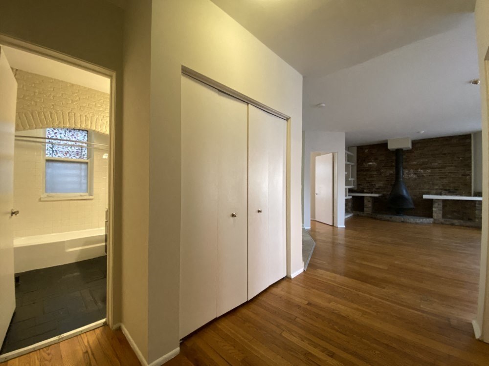 Hall closet and bathroom access - 2 Bedroom B