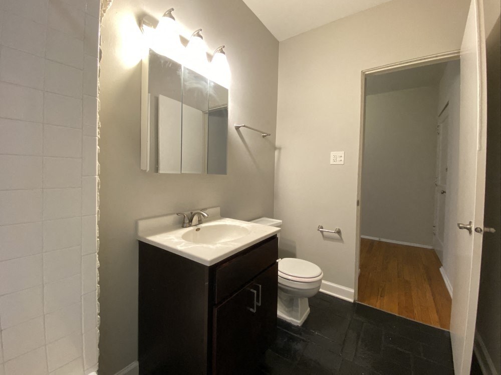 Bathroom with vanity storage - 2 Bedroom B