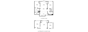 the floor plan for the apartments