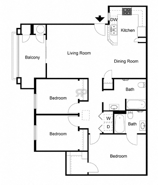 Canon de Arrowhead - Three Bedroom Apartment Home