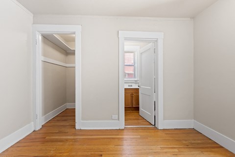 Bright and versatile—this space offers direct access to the bathroom and walk-in closet 1170 N Logan St in Denver, CO