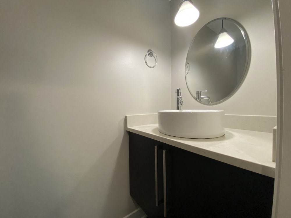 Main floor powder room