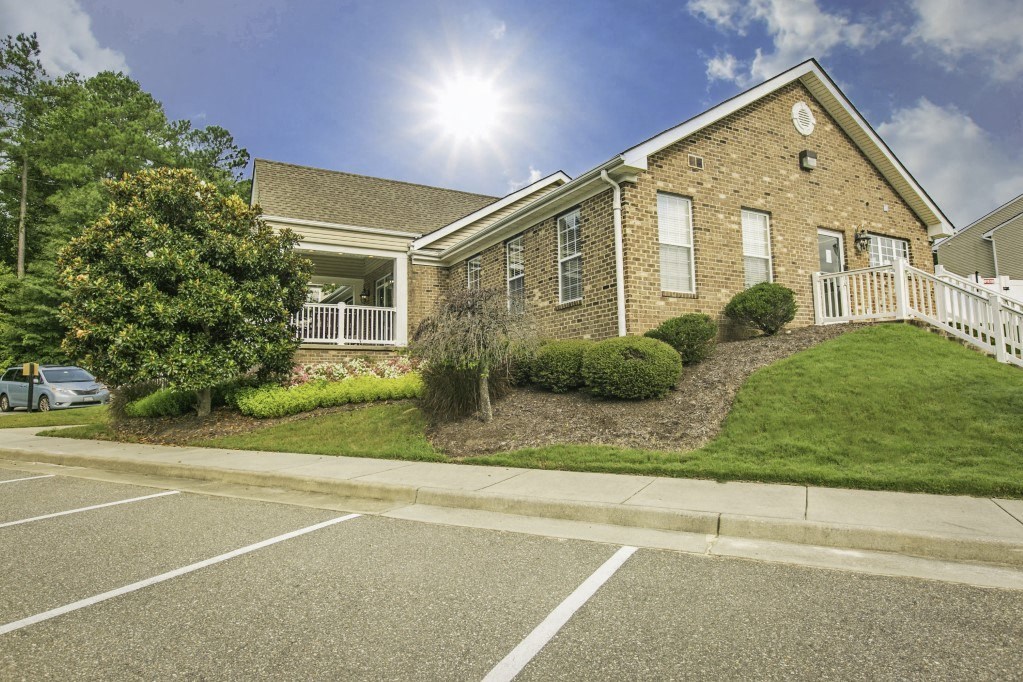 Outside of our leasing office