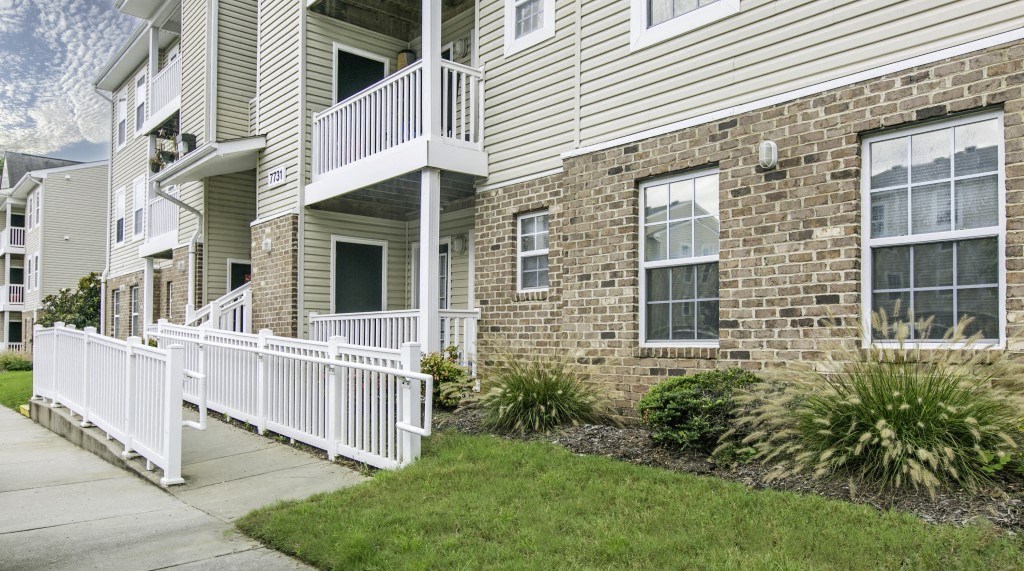 Nicely maintained exterior buildings