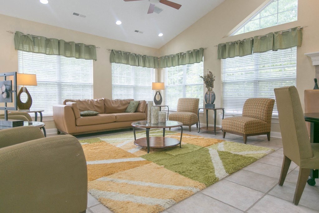 Relax in our clubhouse sitting area