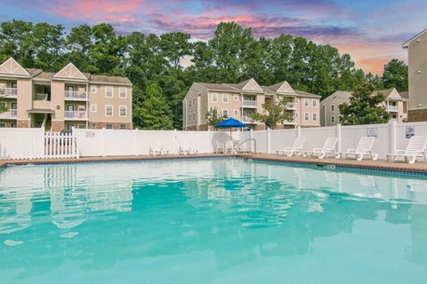 Beautiful pool deck