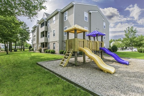 Nicely shaded playground area