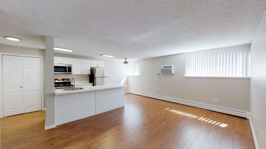 Hardwood-style flooring  at 4805 E Kentucky in Denver, CO