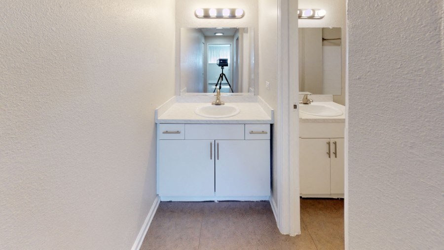 Upgraded bathrooms in select homes  at 4805 E Kentucky in Denver, CO