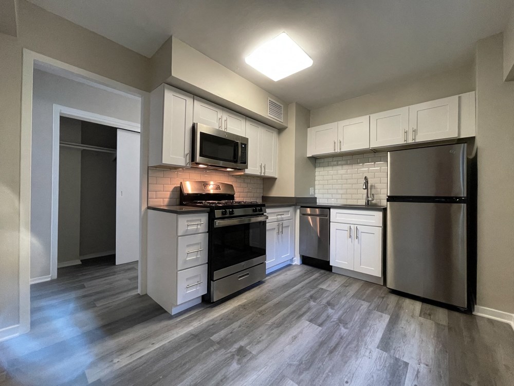 Kitchen with stainless steel appliances - Large 2 Bedroom  at 5550 S Dorchester, Chicago