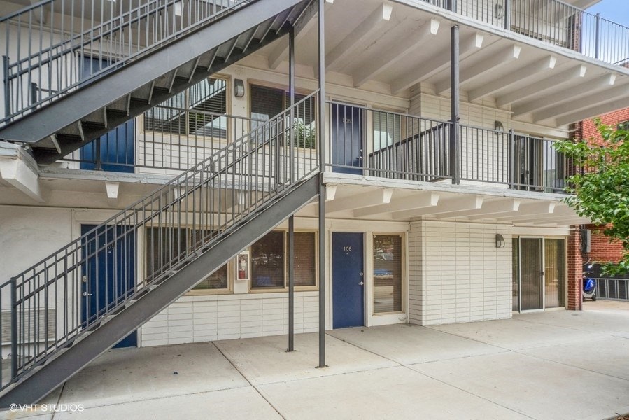 Nicely maintained exterior buildings