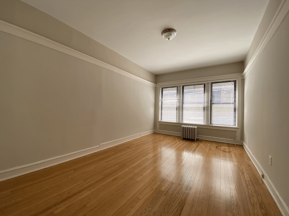 Wall of windows with tons of natural lighting