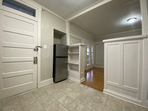 Front entry into the kitchen