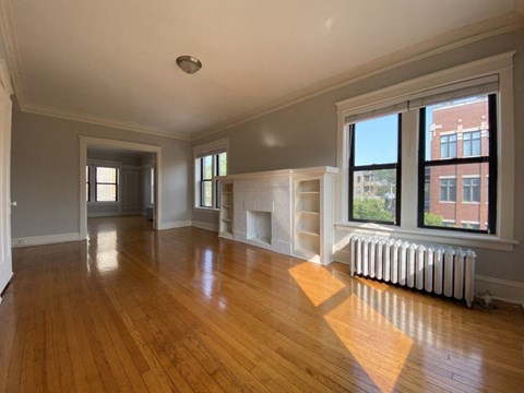 Lovely city views from the large windows