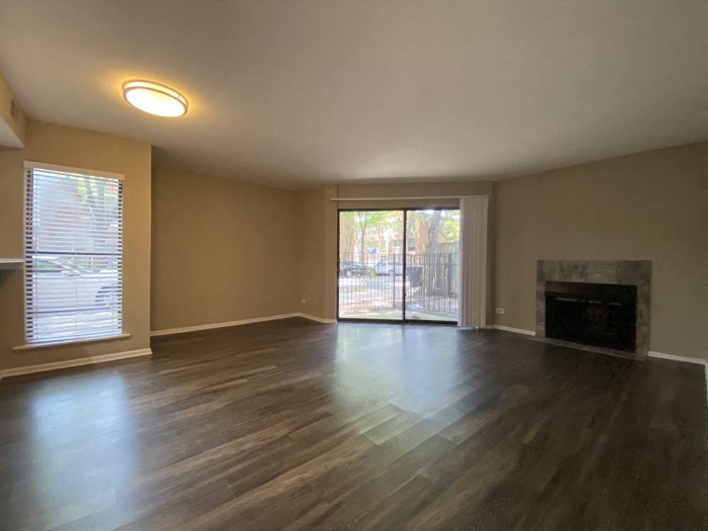 Private patio with lovely Lincoln Park views