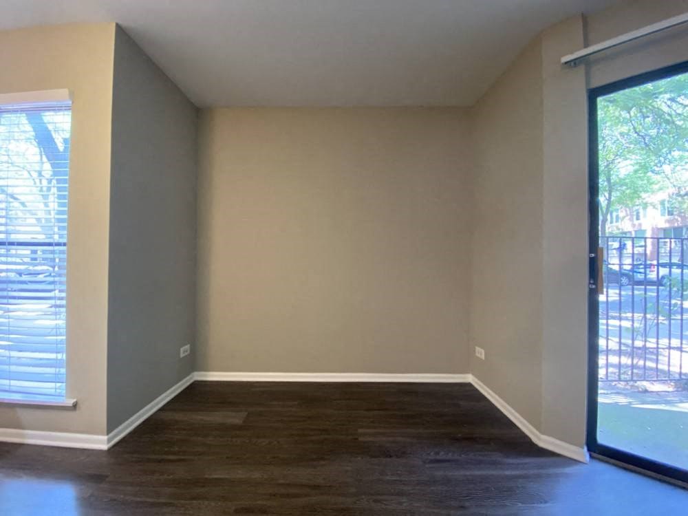 Work from home nook in the living area