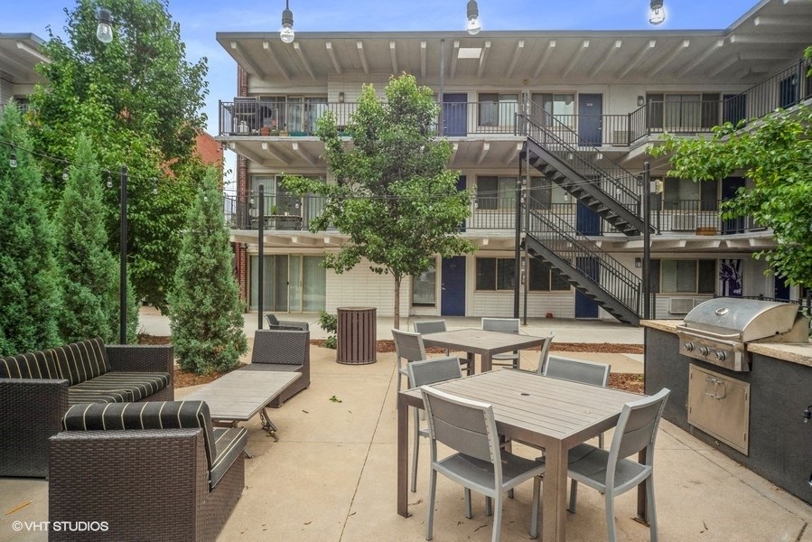 BBQ grilling area at our community