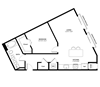 A5 one bedroom floorplan with 776 square feet A5 one bedroom floorplan with 776 square feet at The Westlyn, Warrenville, IL