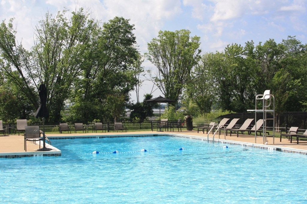 Swimming pool at Bridgeyard in Alexandria, VA