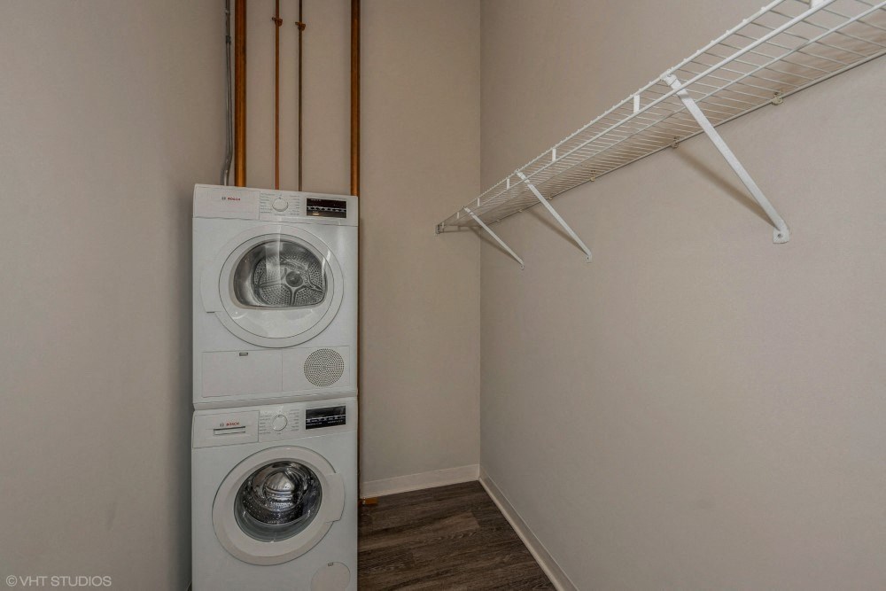 Full size washer and dryer1  at Carriage House Lofts, Chicago, IL, 60605